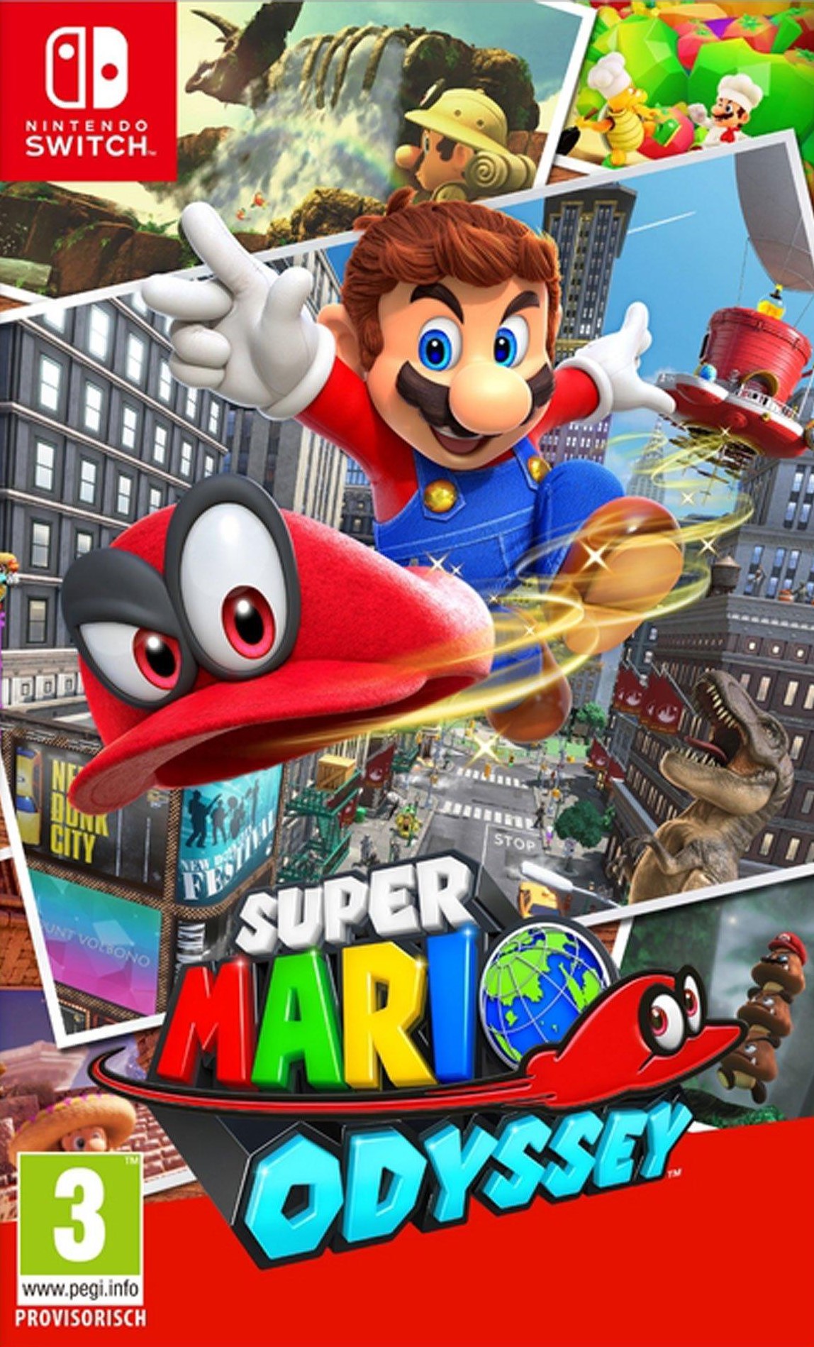 Super Mario Odyssey cover